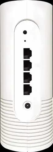 Kahf Router, back view with its ports